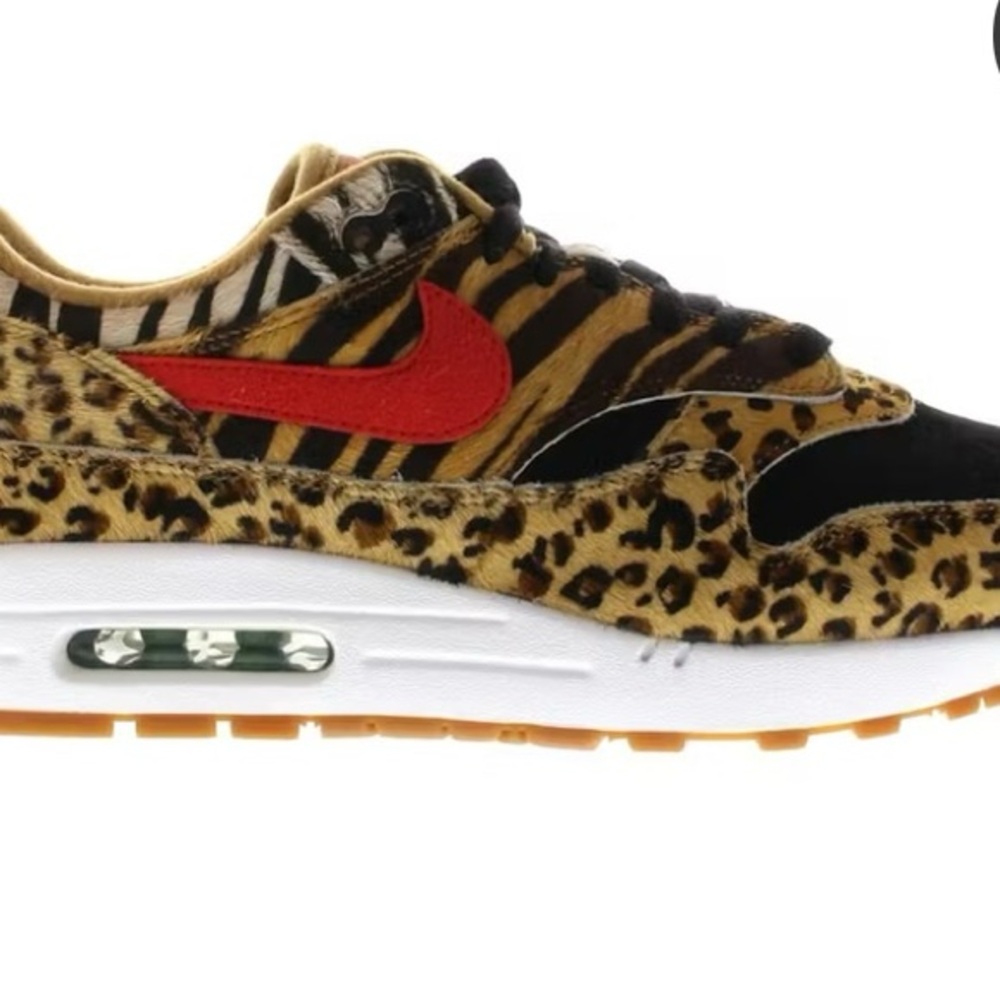 Nike Animal Print Air Max with Red Swoosh